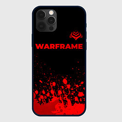 Чехол для iPhone 12 Pro Max Warframe - red gradient посередине, цвет: 3D-черный