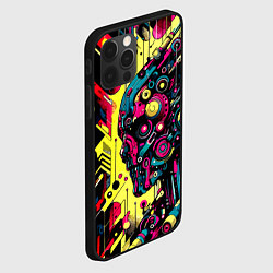 Чехол для iPhone 12 Pro Max Cyber profile - ai art fantasy, цвет: 3D-черный — фото 2