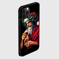 Чехол для iPhone 12 Pro Max Дионис на Рождество, цвет: 3D-черный — фото 2
