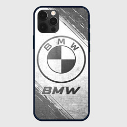 Чехол для iPhone 12 Pro Max BMW - white gradient, цвет: 3D-черный