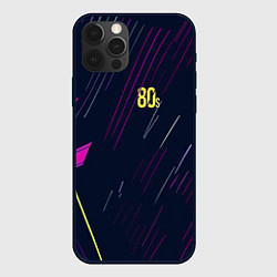 Чехол для iPhone 12 Pro Max Восьмидесятые, цвет: 3D-черный