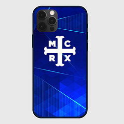 Чехол для iPhone 12 Pro Max My Chemical Romance blue poly, цвет: 3D-черный