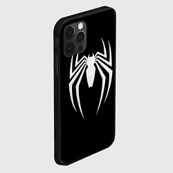 Чехол для iPhone 12 Pro Max Black SpiderMan, цвет: 3D-черный — фото 2