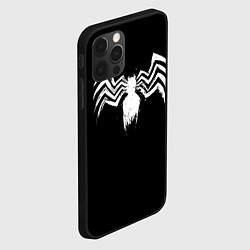 Чехол для iPhone 12 Pro Max Venom - logo, цвет: 3D-черный — фото 2