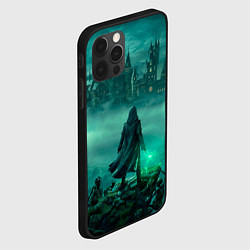 Чехол для iPhone 12 Pro Max Хогвартс на горизонте Hogwarts legacy, цвет: 3D-черный — фото 2