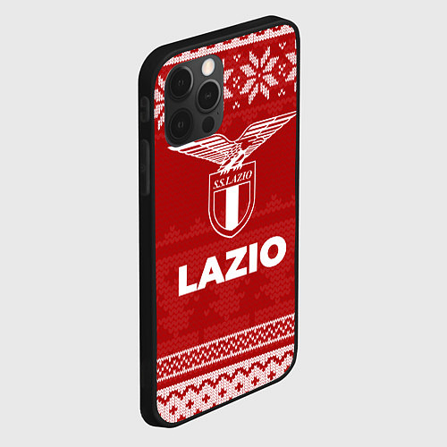 Чехол iPhone 12 Pro Max Новогодний Lazio / 3D-Черный – фото 2