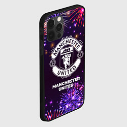 Чехол для iPhone 12 Pro Max Праздничный Manchester United, цвет: 3D-черный — фото 2
