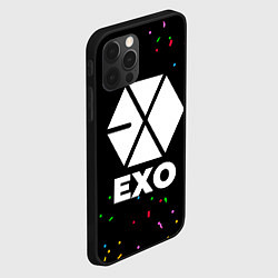Чехол для iPhone 12 Pro Max Exo конфети, цвет: 3D-черный — фото 2
