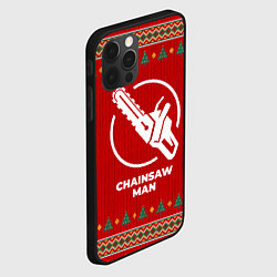 Чехол для iPhone 12 Pro Max Chainsaw Man new year, цвет: 3D-черный — фото 2