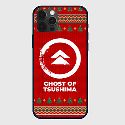 Чехол для iPhone 12 Pro Max Ghost of Tsushima new year, цвет: 3D-черный