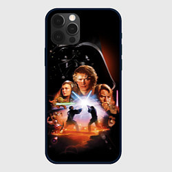 Чехол для iPhone 12 Pro Max Звездные войны - Месть ситхов, цвет: 3D-черный