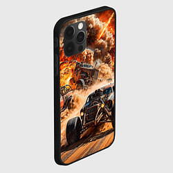 Чехол для iPhone 12 Pro Max Mad Max - explosion cars, цвет: 3D-черный — фото 2
