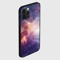 Чехол для iPhone 12 Pro Max Туманности космоса, цвет: 3D-черный — фото 2