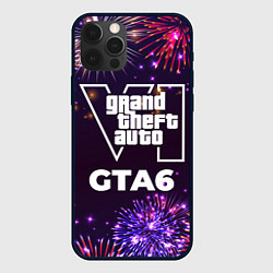 Чехол для iPhone 12 Pro Max Праздничный GTA6, цвет: 3D-черный