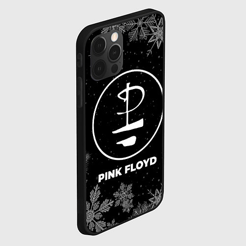 Чехол iPhone 12 Pro Max Снежный Pink Floyd / 3D-Черный – фото 2