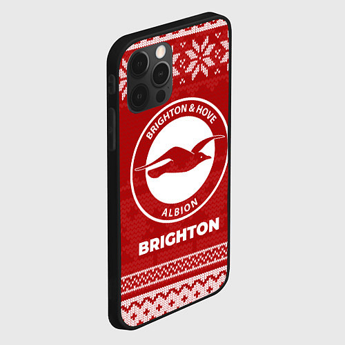 Чехол iPhone 12 Pro Max Новогодний Brighton / 3D-Черный – фото 2