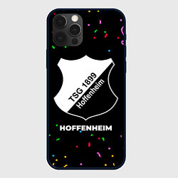 Чехол для iPhone 12 Pro Max Hoffenheim конфети, цвет: 3D-черный