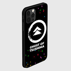 Чехол для iPhone 12 Pro Max Ghost of Tsushima конфети, цвет: 3D-черный — фото 2