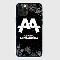 Чехол для iPhone 12 Pro Max Снежный Asking Alexandria, цвет: 3D-черный