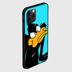Чехол для iPhone 12 Pro Max Даффи Дак, цвет: 3D-черный — фото 2