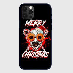 Чехол для iPhone 12 Pro Max Merry Christmas Terrifier, цвет: 3D-черный