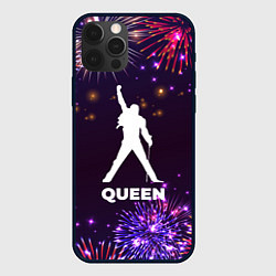 Чехол для iPhone 12 Pro Max Праздничный Queen, цвет: 3D-черный