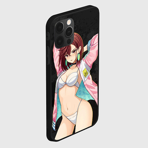 Чехол iPhone 12 Pro Max Momo Ayase / 3D-Черный – фото 2