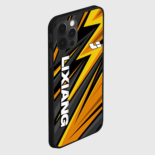 Чехол iPhone 12 Pro Max Lixiang- gold edition / 3D-Черный – фото 2