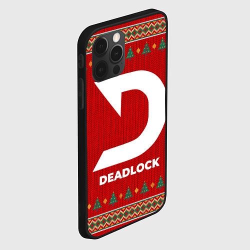 Чехол iPhone 12 Pro Max Deadlock new year / 3D-Черный – фото 2