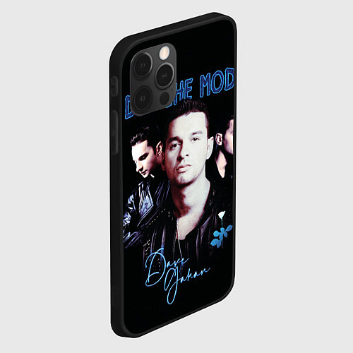 Чехол iPhone 12 Pro Max Dave Gahan of Depeche Mode / 3D-Черный – фото 2