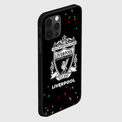 Чехол для iPhone 12 Pro Max Liverpool конфети, цвет: 3D-черный — фото 2