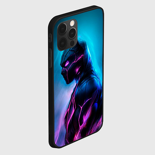 Чехол iPhone 12 Pro Max Black Panther / 3D-Черный – фото 2