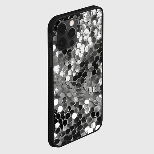 Чехол iPhone 12 Pro Max Блистание / 3D-Черный – фото 2