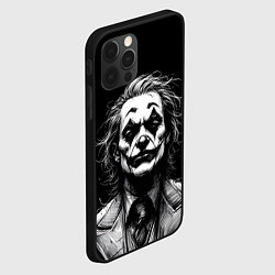 Чехол для iPhone 12 Pro Max Joker - clown, цвет: 3D-черный — фото 2