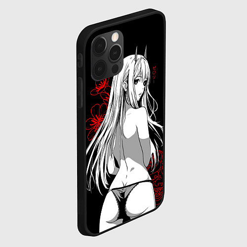 Чехол iPhone 12 Pro Max Zero Two sexy / 3D-Черный – фото 2