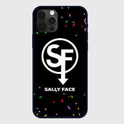 Чехол для iPhone 12 Pro Max Sally Face конфети, цвет: 3D-черный