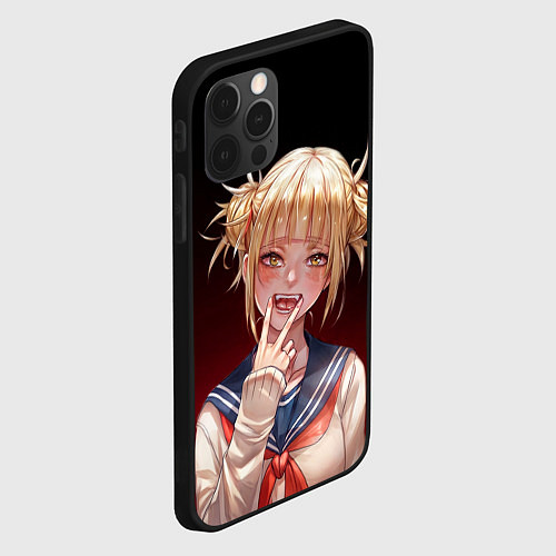 Чехол iPhone 12 Pro Max Himiko Toga league of villains / 3D-Черный – фото 2