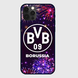 Чехол для iPhone 12 Pro Max Праздничный Borussia, цвет: 3D-черный