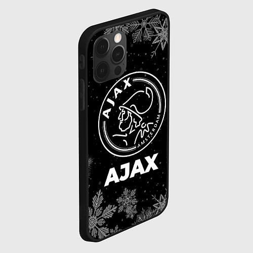 Чехол iPhone 12 Pro Max Снежный Ajax / 3D-Черный – фото 2