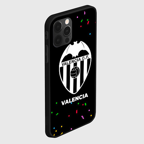 Чехол iPhone 12 Pro Max Valencia конфети / 3D-Черный – фото 2