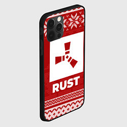 Чехол для iPhone 12 Pro Max Новогодний Rust, цвет: 3D-черный — фото 2