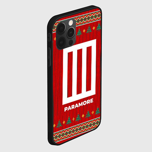 Чехол iPhone 12 Pro Max Paramore new year / 3D-Черный – фото 2