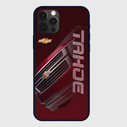 Чехол для iPhone 12 Pro Max Chevrolet Tahoe, цвет: 3D-черный
