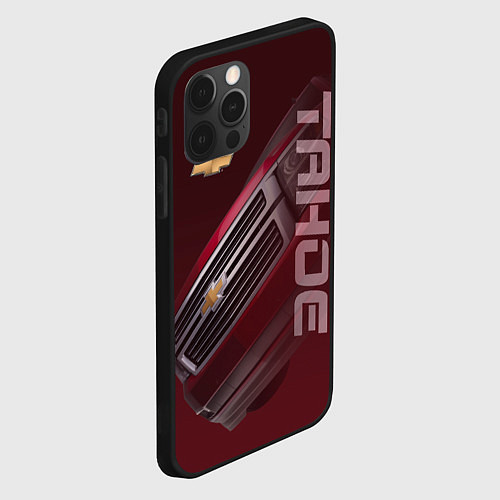 Чехол iPhone 12 Pro Max Chevrolet Tahoe / 3D-Черный – фото 2
