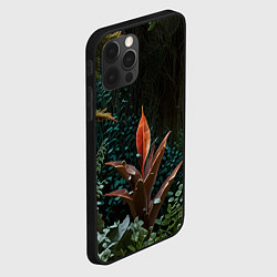 Чехол для iPhone 12 Pro Max Объемные растения, цвет: 3D-черный — фото 2