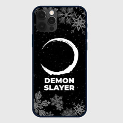 Чехол для iPhone 12 Pro Max Снежный Demon Slayer, цвет: 3D-черный