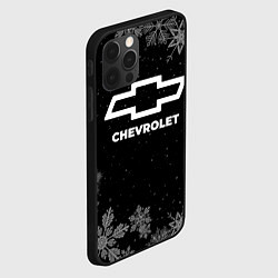 Чехол для iPhone 12 Pro Max Снежный Chevrolet, цвет: 3D-черный — фото 2