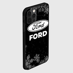 Чехол для iPhone 12 Pro Max Снежный Ford, цвет: 3D-черный — фото 2