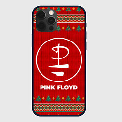 Чехол для iPhone 12 Pro Max Pink Floyd new year, цвет: 3D-черный