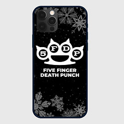 Чехол для iPhone 12 Pro Max Снежный Five Finger Death Punch, цвет: 3D-черный